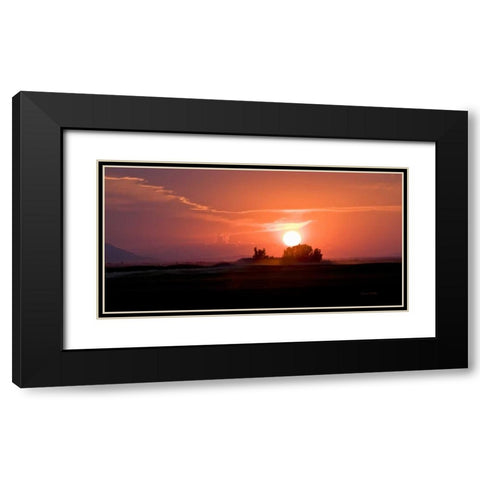 Idaho Sunset Black Modern Wood Framed Art Print with Double Matting by Murdock, Ramona