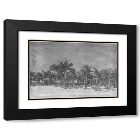 Paradise Black Modern Wood Framed Art Print with Double Matting by Murdock, Ramona
