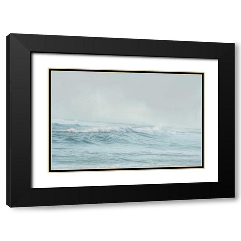 Stormy Sea Black Modern Wood Framed Art Print with Double Matting by Murdock, Ramona