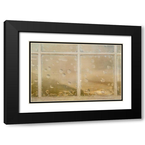 Vintage Glass Black Modern Wood Framed Art Print with Double Matting by Murdock, Ramona