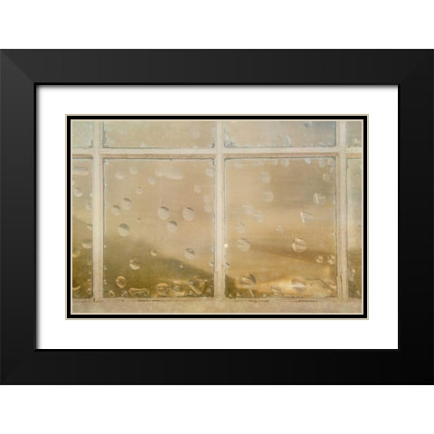 Vintage Glass Black Modern Wood Framed Art Print with Double Matting by Murdock, Ramona