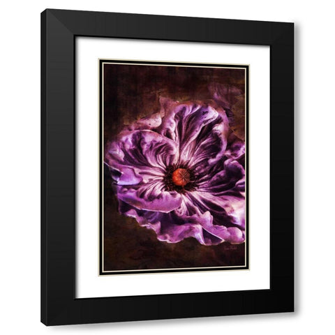 Royal Purple Black Modern Wood Framed Art Print with Double Matting by Murdock, Ramona