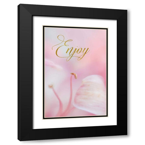 Enjoy Black Modern Wood Framed Art Print with Double Matting by Murdock, Ramona