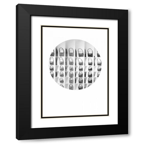 Circle of Purse Black Modern Wood Framed Art Print with Double Matting by Murdock, Ramona