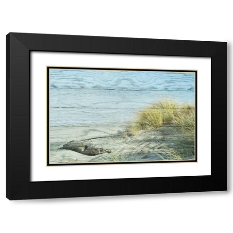 Beach Grass Black Modern Wood Framed Art Print with Double Matting by Murdock, Ramona