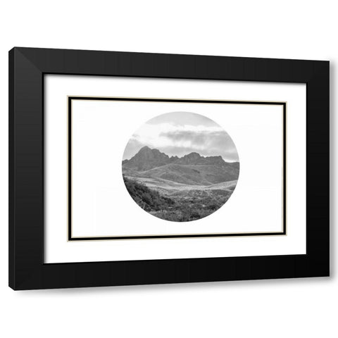 Wild Country Black Modern Wood Framed Art Print with Double Matting by Murdock, Ramona