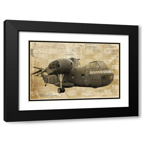 Ready to Rumble Black Modern Wood Framed Art Print with Double Matting by Murdock, Ramona