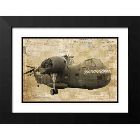 Ready to Rumble Black Modern Wood Framed Art Print with Double Matting by Murdock, Ramona