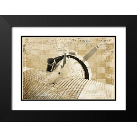 Vintage Prop Black Modern Wood Framed Art Print with Double Matting by Murdock, Ramona