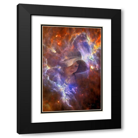 Contemplation Black Modern Wood Framed Art Print with Double Matting by Murdock, Ramona