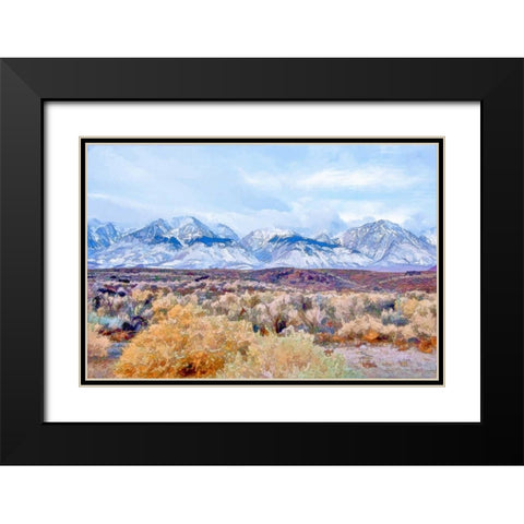 High Desert Vista I Black Modern Wood Framed Art Print with Double Matting by Murdock, Ramona