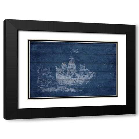 Ghostly I Black Modern Wood Framed Art Print with Double Matting by Murdock, Ramona
