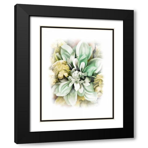 Azure Star Black Modern Wood Framed Art Print with Double Matting by Murdock, Ramona