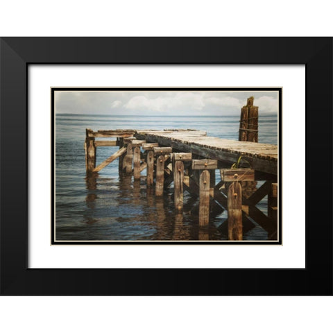 Quite Abandoned II Black Modern Wood Framed Art Print with Double Matting by Murdock, Ramona