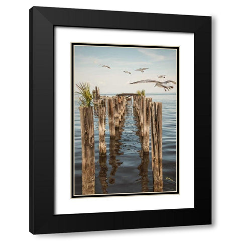 Quite Abandoned Black Modern Wood Framed Art Print with Double Matting by Murdock, Ramona