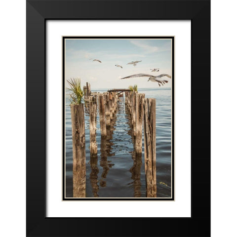 Quite Abandoned Black Modern Wood Framed Art Print with Double Matting by Murdock, Ramona