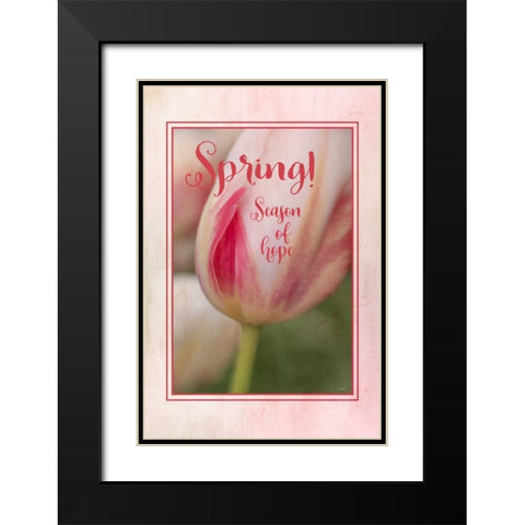 Spring Season of Hope Black Modern Wood Framed Art Print with Double Matting by Murdock, Ramona