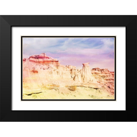 Bisti Badlands Desert Wonderland III Black Modern Wood Framed Art Print with Double Matting by Murdock, Ramona