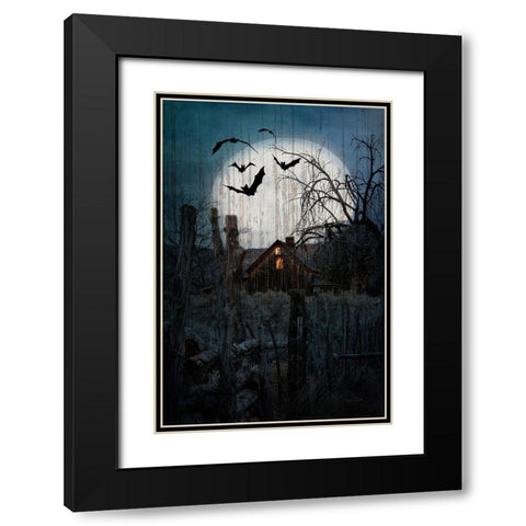 Spook House Black Modern Wood Framed Art Print with Double Matting by Murdock, Ramona