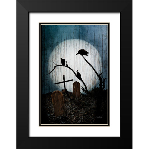 Were Waiting For You Black Modern Wood Framed Art Print with Double Matting by Murdock, Ramona