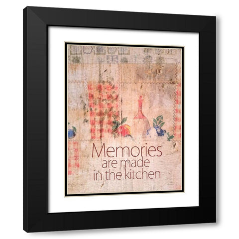 Kitchen Memories Black Modern Wood Framed Art Print with Double Matting by Murdock, Ramona