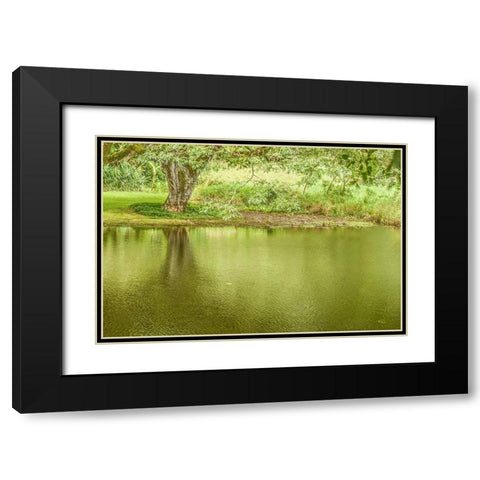 A Place of Peace I Black Modern Wood Framed Art Print with Double Matting by Murdock, Ramona