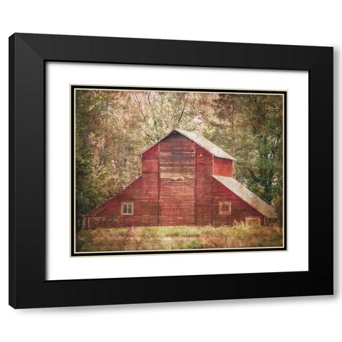 Another Time Black Modern Wood Framed Art Print with Double Matting by Murdock, Ramona