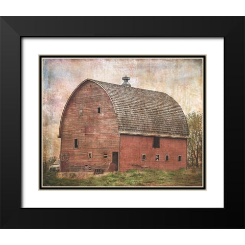 Some Place in Time Black Modern Wood Framed Art Print with Double Matting by Murdock, Ramona