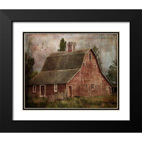 Yesterday II Black Modern Wood Framed Art Print with Double Matting by Murdock, Ramona