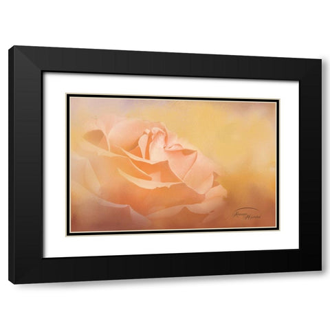 Flowers in Heaven Black Modern Wood Framed Art Print with Double Matting by Murdock, Ramona