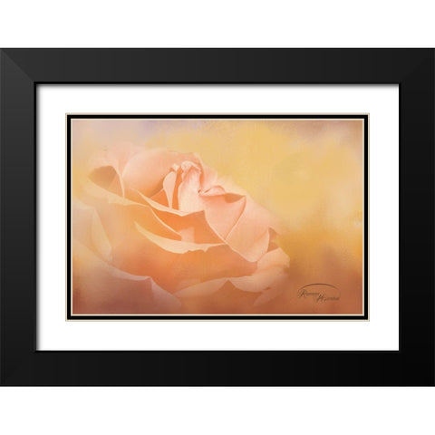 Flowers in Heaven Black Modern Wood Framed Art Print with Double Matting by Murdock, Ramona