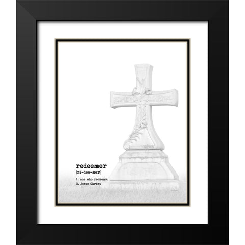 Redeemer Black Modern Wood Framed Art Print with Double Matting by Murdock, Ramona