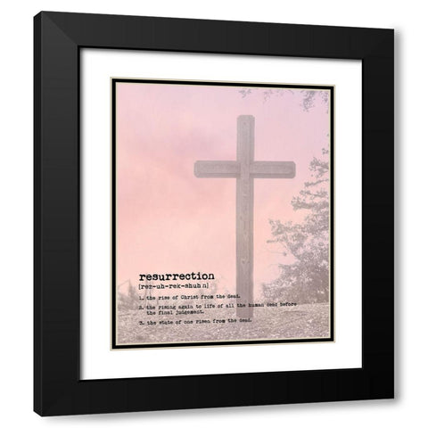 Resurrection III Black Modern Wood Framed Art Print with Double Matting by Murdock, Ramona