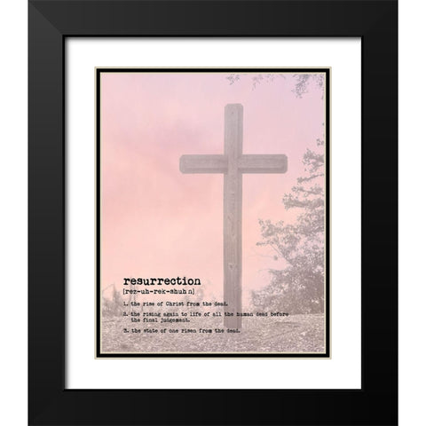 Resurrection III Black Modern Wood Framed Art Print with Double Matting by Murdock, Ramona