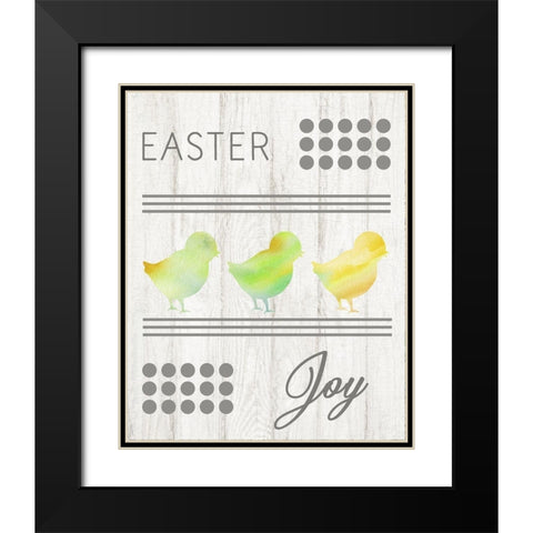 Easter Joy Black Modern Wood Framed Art Print with Double Matting by Murdock, Ramona