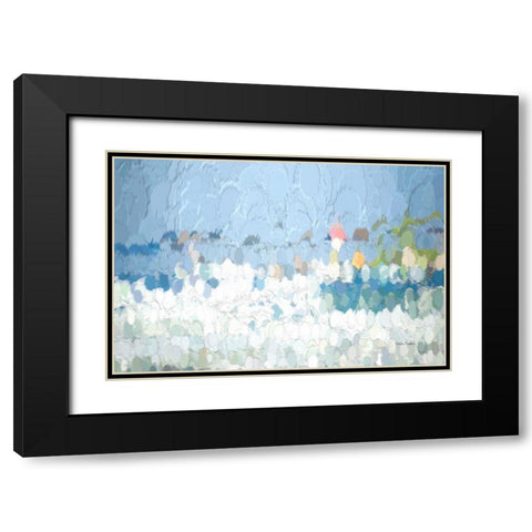 Pretty Little Baubles Black Modern Wood Framed Art Print with Double Matting by Murdock, Ramona