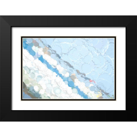 A Little Tipsy Black Modern Wood Framed Art Print with Double Matting by Murdock, Ramona