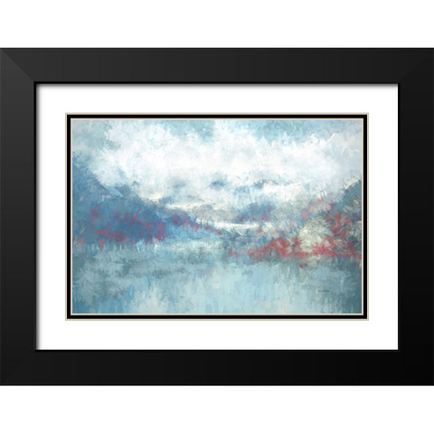 Glacier III Black Modern Wood Framed Art Print with Double Matting by Murdock, Ramona
