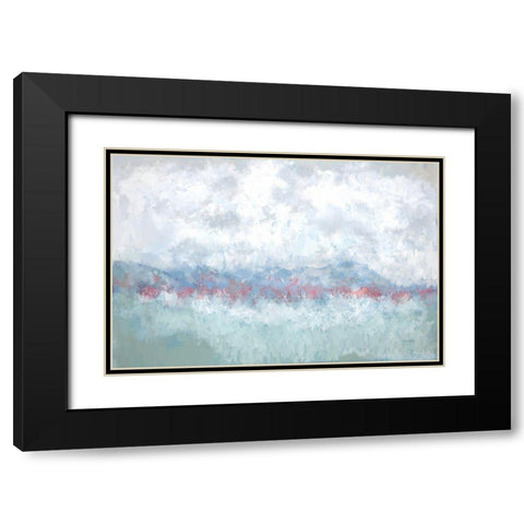 Glacier II Black Modern Wood Framed Art Print with Double Matting by Murdock, Ramona