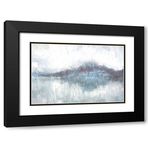 Glacier I Black Modern Wood Framed Art Print with Double Matting by Murdock, Ramona