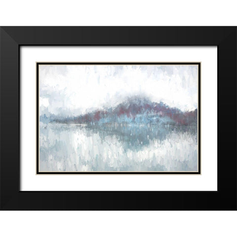 Glacier I Black Modern Wood Framed Art Print with Double Matting by Murdock, Ramona