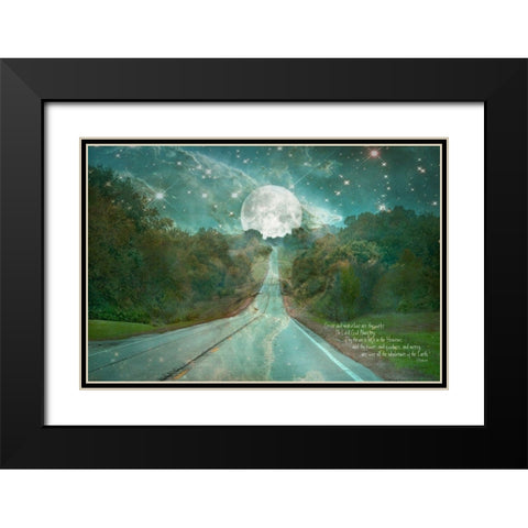 Great and Marvelous Black Modern Wood Framed Art Print with Double Matting by Murdock, Ramona