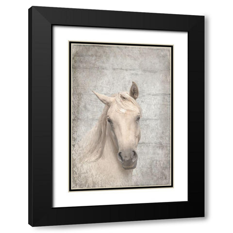 Her Textured Black Modern Wood Framed Art Print with Double Matting by Murdock, Ramona