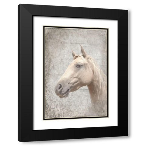 Him Textured Black Modern Wood Framed Art Print with Double Matting by Murdock, Ramona