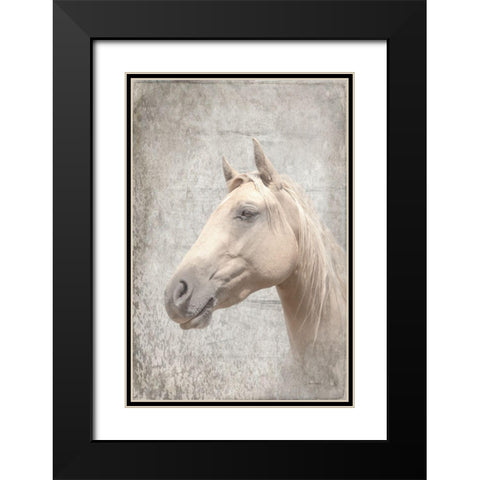 Him Textured Black Modern Wood Framed Art Print with Double Matting by Murdock, Ramona