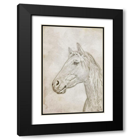 Him Black Modern Wood Framed Art Print with Double Matting by Murdock, Ramona
