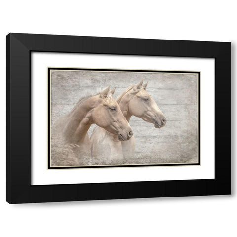 Looking Forward Textured Black Modern Wood Framed Art Print with Double Matting by Murdock, Ramona
