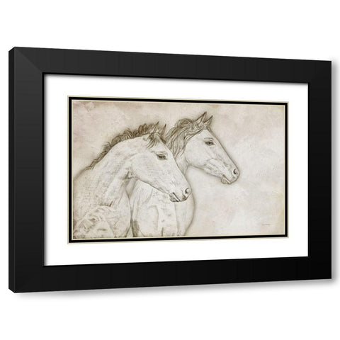 Looking Forward Black Modern Wood Framed Art Print with Double Matting by Murdock, Ramona