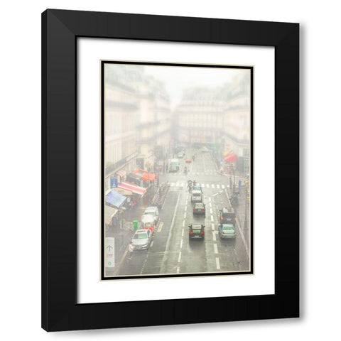 Upstairs Looking Down II Black Modern Wood Framed Art Print with Double Matting by Murdock, Ramona