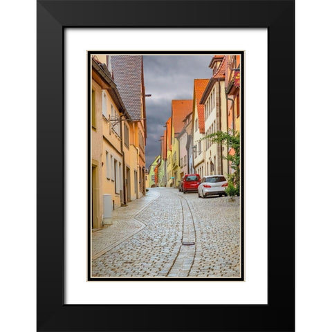 Rothenberg Hill Street Black Modern Wood Framed Art Print with Double Matting by Murdock, Ramona